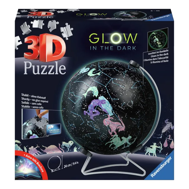 Ravensburger 3D Pussel – Glow Mörk Stjärnglob