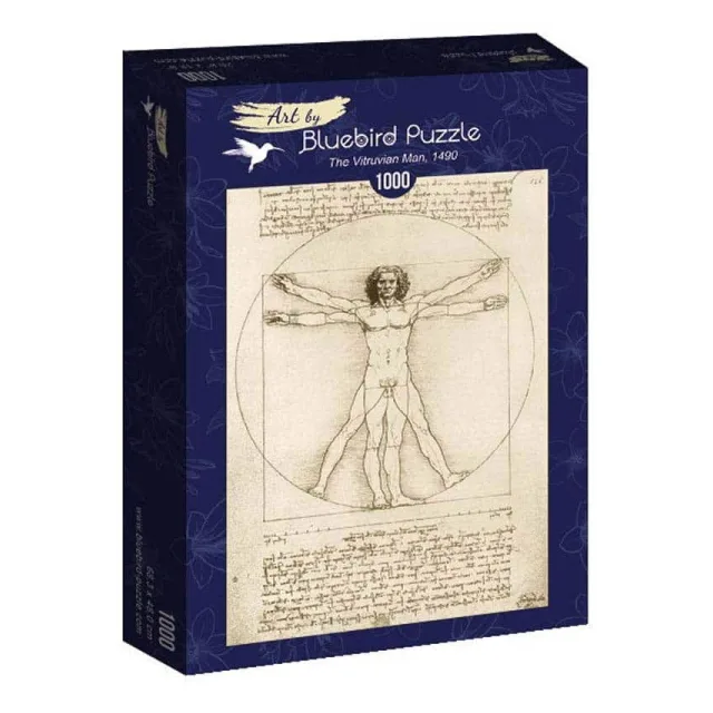 Bluebird Puzzle Art Pussel – Da Vinci: Vitruvianske mannen